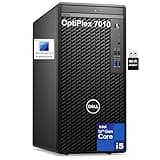 Dell OptiPlex 7010 Desktop Computer, 7000 Tower Dekstop PC, Intel Hexa-Core i5-12500 (Beat i7-11700), 32GB DDR4 RAM, 1TB PCIe SSD, DVDRW, USB WiFi Adapter, RJ-45, HDMI, DisplayPort, Windows 11 Pro