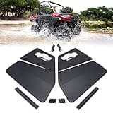 StarknightMT Ranger XP 1000 Half Doors, Ranger Aluminum Lower Door Panels with Clear PC Windows Compatible with Polaris Ranger XP 1000 2018 2019 2020 2021 2022 2023 2024 2025