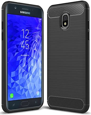 Sucnakp for Samsung Galaxy J7 2018 case, Galaxy J7 V 2nd Gen Case,Galaxy J7 Refine Case,Galaxy J7 Aero,J7 Star,J7 Top,J7 Crown,J7 Aura,J7 Eon,J737V,J737T,TPU Protective Case Cover(Black)