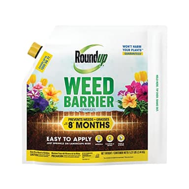 Roundup Weed Barrier Granules for Weed Prevention, 5.37 lbs.