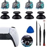 Ps5 Joystick Replacement for Sony Playstation 5 Ps5 Controller Repair Kit for Ps5 Analog Stick Replacement 3D Sensor Module Joystick for Dualsense Ps5 Controllerjoystick Replacement Accessory (4 Pack)