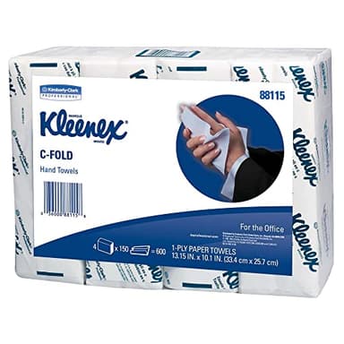 Kleenex® Professional™ Embossed Hand Towels, 150 Towels Per Sleeve, Pack Of 4 Sleeves