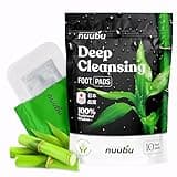 Nuubu | Deep Cleansing Foot Pads for Better Sleep & Foot Care | Premium Japanese Organic Feet Pads with Ginger Powder (10 Pc)