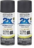 Rust-Oleum 331187 Painter's Touch 2X Ultra Cover Spray Paint, 12 oz, Ultra Matte Slate (Pack of 2)