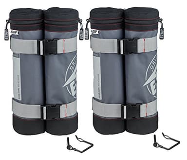 E-Z UP Fillable Deluxe Weight Bag Set of 2, Holds up to 45 lbs. Each