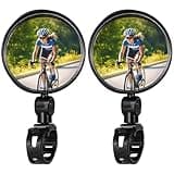 TAGVO 2 pcs Bike Mirror, Bicycle Rear View Mirror Bike Cycling Mirror, Adjustable Handlebar Mirror, Convex Handlebars Mirror for Mountain Bike Road Bike Ebike Scooter