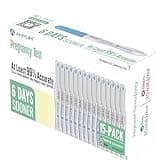Amplim Fertility HCG Midstream Pregnancy Test Sticks | 99.9% Accurate, Ultra Sensitive 10 MIU/ml, 6 Days Early Detection Results at Home | Rapid 2-Second Test | Bulk Pack of 15 Reliable Strip Sticks