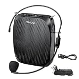 SHIDU Portable Voice Amplifier Personal Microphone Headset for Speaking Rechargeable Mini Pa System for Teachers Tour Guides Coaches Classroom Singing Yoga Fitness Instructors