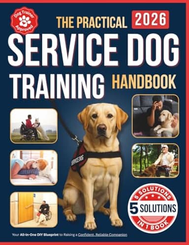 The Practical Service Dog Training Handbook: Your All-in-One DIY Blueprint to Raising a Confident, Reliable Companion - Easy Steps for Beginners to Save Thousands at Home