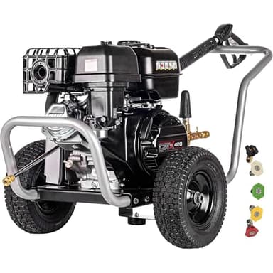 Simpson Cleaning 4400 PSI Gas Pressure Washer, 4.0 GPM Power Washer for Commercial Use, CRX Engine, 50-Foot Steel-Braided Hose, Water Blaster, 49-State (WB60824)