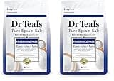 Dr Teal's Pure Epsom Salt Soak, Fragrance Free, 4 Pound (Pack of 2) (Packaging May Vary)