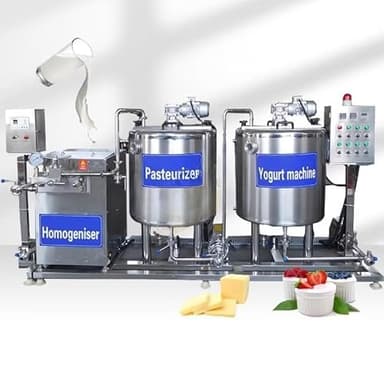 100L-300L Milk Pasteurizer, Stainless Steel Commercial Pasteurization Machine for Dairy Products, Juice, and Cheese Making, Ideal for Small Farms and Creameries