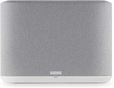 Denon Home 250 Wireless Smart Speaker (White), Bluetooth Wireless, 0.75" Tweeters, 4" Bass Drivers, HEOS Built-in, AirPlay 2, Multi-Room Streaming, Simple Setup, Mid-Size Design