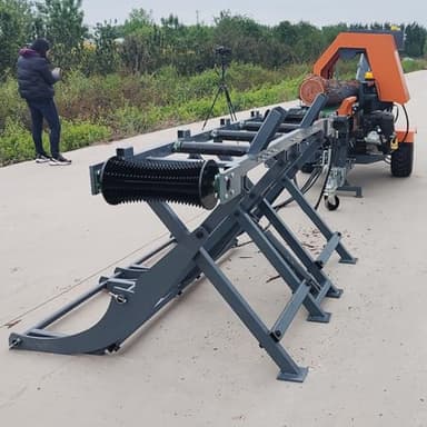 Heavy Duty Hydraulic Log Splitter for Firewood Processing, High Torque Wood Splitter for Large Logs, Efficient Lumber Splitting Machine for Home and Farm Use