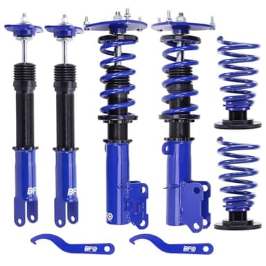 BFO Coilovers for Nissan Altima 2007-2013, for Nissan Maxima 2009-2014, Height Adjustable Coilovers Suspension Kit, Preset Damping Shock Absorber Struts, Lowering Kit Blue
