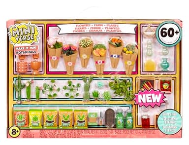 Make It Mini Botanicals Mini Collectibles MGA's Miniverse, Mystery Blind Packaging, DIY, Crafts, Resin Play, Replica Items, Mini Plants, Bouquets, Garden, Collectors, 8+