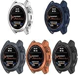 Watch Cover Compatible with Garmin Fenix 7X Solar - 51mm Case (5Pack)