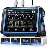 ALIESTFDNO 3 in 1 Handheld Tablet Oscilloscope Multimeter DDS Signal Generator,4.3 inch Touch Screen,2CH Automotive Oscilloscope Multimeters with 50Mhz Bandwidth, 19999 Counts, 250MS/s Sampling