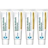 Globe Triple Antibiotic Ointment 1.0 oz (4 Pack), First Aid Ointment for Minor Scrapes, Cuts, and Burns to Help Prevent Infection, Compare to The Active Ingredients of The Leading Brand.