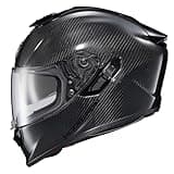 ScorpionEXO ST1400 EVO Carbon Fiber Full Face Sport Touring Street Motorcycle Helmet - Bluetooth Ready Speaker Pockets DOT ECE Solid (Gloss Black - X-Large)