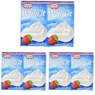 Dr. Oetker Whipped Cream Stabilizer, 0.35 Ounce (Pack of 6)