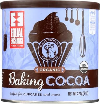 Equal Exchange, Cocoa Powder Baking Unsweetened Organic, 8 Ounce