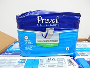 Prevail PV-811 Prevail for Men Light to Maximum Absorbency Male Guards (Pack of 14)