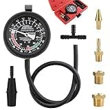 Hromee Fuel Pump and Vacuum Tester Gauge, Carburetor Pressure Diagnostics Leakage Tool Kit