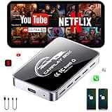 AI Box Wireless CarPlay & Auto Adapter - Plug & Play, Dual-Band WiFi, Bluetooth 5.0, 4K Video Support, Android 12.0 System, Compatible with Factory CarPlay & Android Auto （4GB RAM+32GB ROM）