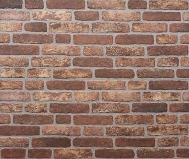 Wall!Supply 3D Wall Panels – Faux Brick, Brown Nuance Weathered – Lightweight Foam (EPS) – Wallpaper Alternative for Living Room, Bedroom & Office – Easy DIY Installation – 4 Pack, Covers 25.84 Sq Ft