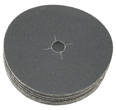 Sungold Abrasives 87502 Plain Backed Edger Sanding Discs for Floor Sanders 36 Grit Heavyweight Silicon Carbide Paper with 7" x 7/8" Center Hole (50 Pack)
