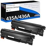 KCMYTONER 35A 36A Toner 2pk Compatible Universal Toner Cartridge Replacement for HP 35A CB435A 36A CB436A for Laserjet P1005 P1006 P1505 P1505n M1522n M1522nf M1120n M1120a