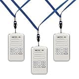 Retevis RT20 Walkie Talkies for Adults, Wearable Small Walkie Talkie for Seniors Elderly, Loud Sound, FM, Compact Mini 2 Way Radios for Healthcare Hospital Biking Camping Skiing Gift(3 Pack)