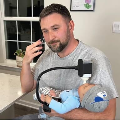 Baby Bottle Holder | for Parents, Caregivers & Grandparents | Patent-Pending | Suitable for All Bottle Sizes | (Black)