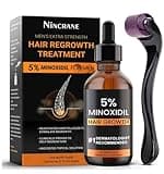 5% Minoxidil Hair Regrowth and Beard Growth Kit - Extra Strength Topical Serum for Men's Scalp and Facial Hair Loss