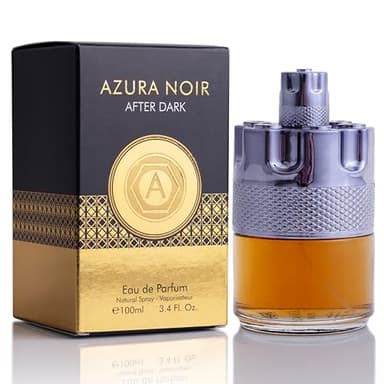 Azura Noir After Dark Eau De Parfum for Men - Woody Spicy Fragrance - Long-Lasting Cologne Choice For Daily Wear - Top Notes of Lemon, Mandarin Orange, Lavender 7 Cinnamon - Elegant 100ml Bottle