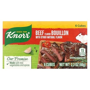 Knorr Cube Bouillon, Beef, 2.3 oz, 6 cubes