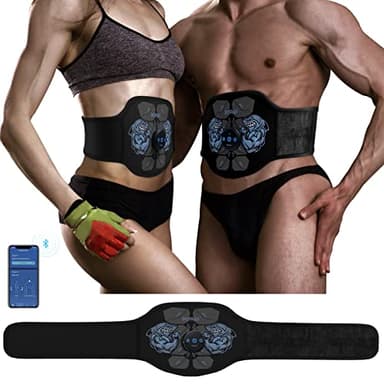 FDA Cleared ABS Stimulator Muscle Toner - Next Gen Ultra AB Toning Belt for Abdominal Belly Fat, Portable Tactical Stomach Trainer Machine, Vital Flex Core Workout Home Gym Fitness