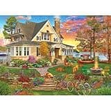 RoseArt - Kodak Premium Cork - Lakeside Home - 1000 Piece Jigsaw Puzzle for Adults