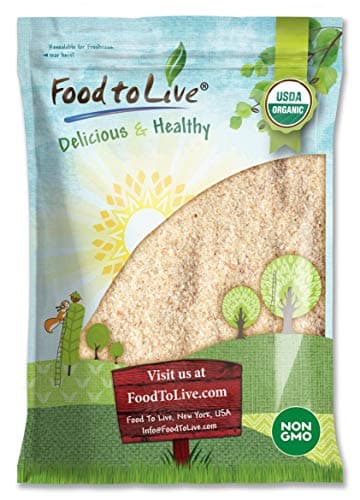 Food to Live - Organic Whole Psyllium Husks, 4 Pounds - Non-GMO Flakes, Vegan, Kosher, Keto Friendly, Raw, Unsweetened, Unflavored, Bulk, Great for Baking