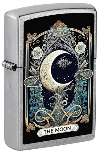 Zippo Lighter: The Moon Tarot Card - Street Chrome 81703