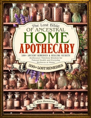 The Lost Bible of Ancestral Home Apothecary: 500+ Ancient Remedies & Healing Secrets | Rediscover Timeless Wisdom for Natural Health and Everyday Wellness at Home