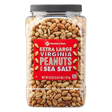 Member's Mark Extra Large Virginia Peanuts with Sea Salt, 34.5 Ounce