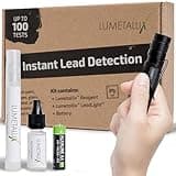 Lumetallix Instant Lead Detection | Lead Test Kit for Paint, Ceramics & more | Fast, Accurate Results | UV Light Visible | Home Safety & Easy to Use | Home Lead Test Kit | Lead Paint Test Kit