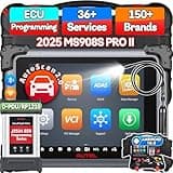 Autel MaxiSYS MS908S PRO II w/ $60 MV108S: 2025 J2534 ECU Programming As MSUltra MS919 MS909 Elite II PRO, US Ver. of MaxiCOM MK908 PRO II, AutoScan2.0, 4000+ Tests, 38+ Resets, Up of MS908 PRO MK908P