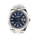 Rolex Datejust Ii 41mm Steel Blue Dial Men's Watch 116334