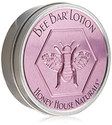 Honey House Naturals Lavender Bee Bar, Beeswax for Skin, Large, 2 Ounce, 1 Count