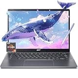 Acer Chromebook Laptop Touchscreen 2024-8GB RAM - 256GB PCIe SSD - Backlit Keyboard - 14inch WUXGA Display - AMD Ryzen 3-7320C - Google Chrome - HDMI - Mini Laptop - School Student