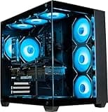 Panorama RTX 5070TI Gaming PC Desktop - AMD Ryzen 7 9700X Processor, 32GB DDR4 RAM, 1TB NVMe Gen4 SSD, WiFi + BT, KB&M, HDMI, DP, Windows 11 Pro - Best 2024 RGB Prebuilt Tower Computer for Gamers