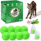 HARRINGTONS Cat Deterrent Outdoor, 10 Pack Natural Cat Deterrent Ball Outdoor Indoor Keep Cats Out of Yard Lawn Garden Prevent Scratch and Chew